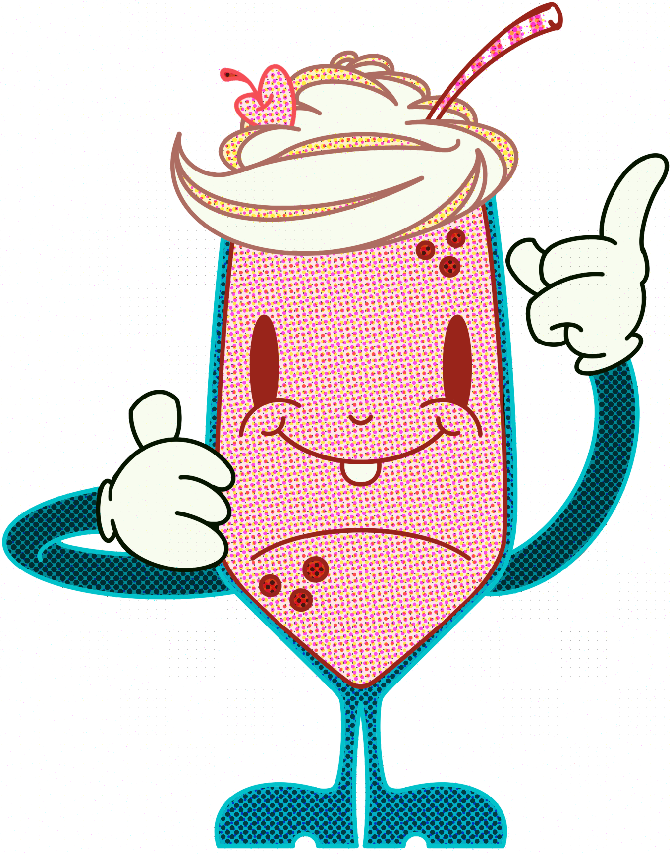 Milkshake Thumbs Up